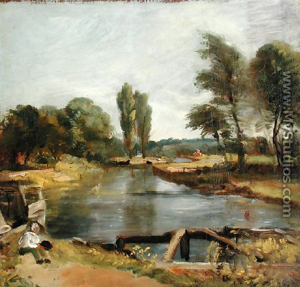 Flatford Lock, 1810-11 - John Constable