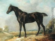 Golding Constable's Black Riding-Horse, c.1805-10 - John Constable