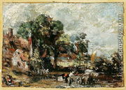 Sketch for  The Haywain  c.1820 - John Constable