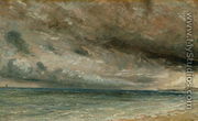 The Coast at Brighton - Stormy Evening, c.1828 - John Constable