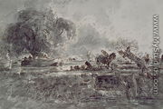 Study for  The Leaping Horse - John Constable