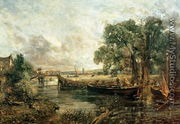 Sketch for 'View on the Stour, near Dedham' 1821-22 - John Constable