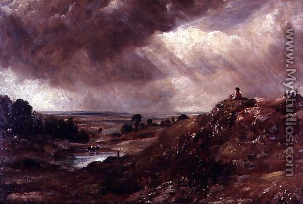 Hampstead Heath, Branch Hill Pond, 1828 - John Constable