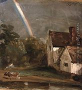 Willy Lott's House with a Rainbow, dated October 1st, 1812 - John Constable