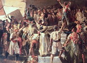 The Cry of the Palleter declaring was on Napoleon, 1884 - Joaquin Sorolla y Bastida