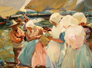 Fisherwomen on the Beach - Joaquin Sorolla y Bastida
