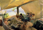 Lunch on the Boat, 1898 - Joaquin Sorolla y Bastida