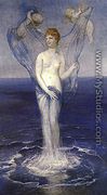 Birth of Venus  1868 - Arnold Böcklin