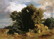 Pontini Marsh 1851 - Arnold Böcklin