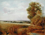 Landscape at Hampstead with Harrow in the Distance, c.1849-55 - Lionel Constable
