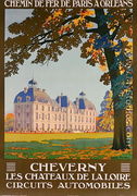 Poster advertising the Chateau de Cheverny, c.1920 - Leon Constant-Duval