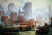 Wall Street Ferry Ship - Colin Campbell Cooper