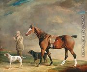 A Sportsman with Shooting Pony and Gun Dogs - Edwin Cooper