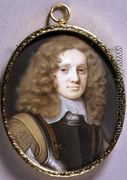 Portrait Miniature of a Man in Armour, c.1660 2 - Samuel Cooper