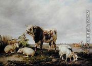 Landscape with Sheep and Goats, 1852 - Thomas Sidney Cooper