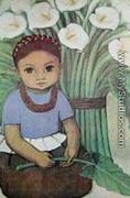 Child with Calla Lillies - Diego Rivera