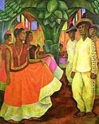 Dance In Tehuantepec 1928 - Diego Rivera