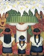 Feast Of Santa Anita 1931 - Diego Rivera