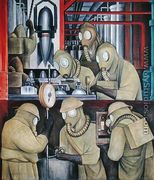 Detroit Industry-3,  1933 - Diego Rivera