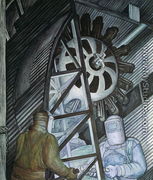 Detroit Industry-17,  1932-33 - Diego Rivera
