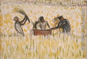 Rice Pickers 1956 - Diego Rivera