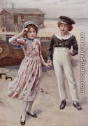 David Copperfield and Little Emily - Harold Copping