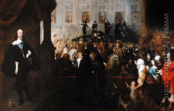 Execution of Charles I (1600-49) at Whitehall, January 30th, 1649 - Gonzales Coques
