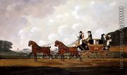 Messrs. Richard Costar and Christopher Ibberson's Ludlow to Worcester Mail Coach on the Road, 1811 - John Cordrey