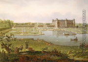 Chantilly in 1781, View from Vertugadin (detail) - Hendrik Frans de Cort
