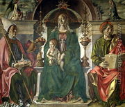 The Virgin and Saints, 1474 - Francesco Del Cossa