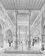 Interior of the Tchar-Bach Palace, Isfahan - Pascal Xavier  (after) Coste
