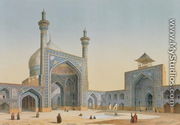 View of the Courtyard of the Mesdjid-i-Shah, Isfahan 1856 - Pascal Xavier  (after) Coste