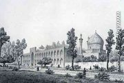 Madrasa-yi Masjid-i Shah Sultan Hussein, in Isfahan, from  Voyage Pittoresque' of Persia - Pascal Xavier  (after) Coste