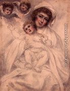 Mother and Child with Cherubs, c.1790 - Richard Cosway