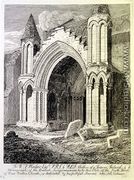 The South Porch of West Walton Church  1818 - John Sell Cotman