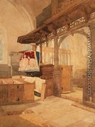 Interior of Trentham Church, Staffordshire, c.1808 - John Sell Cotman