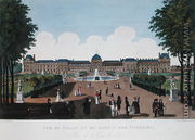 The Tuileries and the Tuileries Gardens, c.1815-20 - Henri  (after) Courvoisier-Voisin
