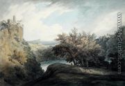 The Lake of Nemi  c.1783-85 - John Robert Cozens