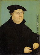 Portrait of Martin Luther (1483-1546) after 1532 - Lucas (studio of) Cranach