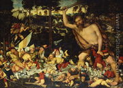 Hercules Awakes and Drives off the Pygmies, 1551 - Lucas The Younger Cranach