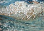 Neptune's Horses, illustration for The Greek Mythological Legend  1910 - Walter Crane