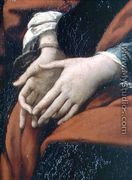 The Martyrdom of SS. Rufina and Seconda, known as the three-handed picture, detail of bound hands - Giovanni Battista Crespi (Cerano II)