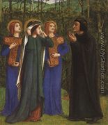 The Meeting of Dante and Beatrice in Paradise - Dante Gabriel Rossetti