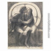 Paolo and Francesca - Dante Gabriel Rossetti