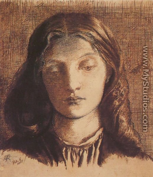 Portrait of Elizabeth Siddal II - Dante Gabriel Rossetti