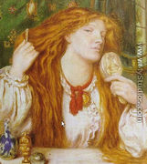 Woman Combing Her Hair 2 - Dante Gabriel Rossetti