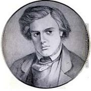 Portrait of Thomas Woolner - Dante Gabriel Rossetti