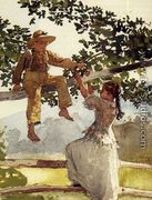 On the Fence - Winslow Homer