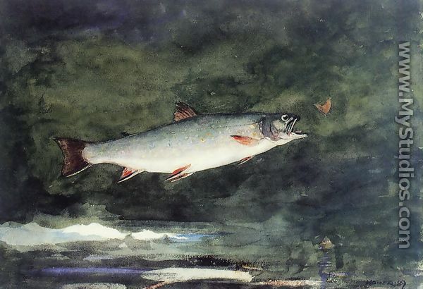 Leaping Trout II - Winslow Homer