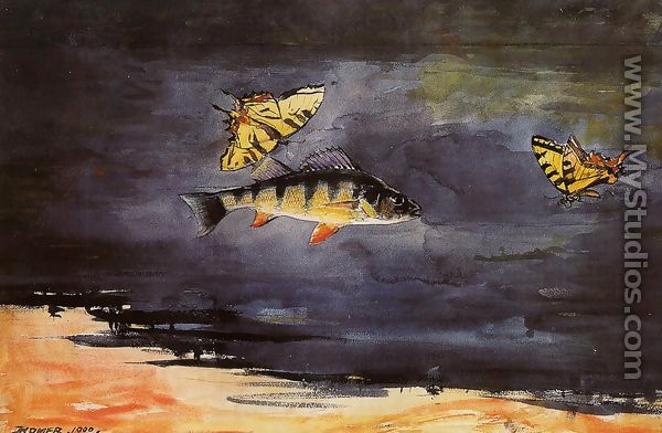 Fish and Butterflies - Winslow Homer
